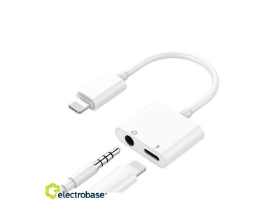  iPhone Lightning to 3.5 mm Headphone Jack Adapter (double)