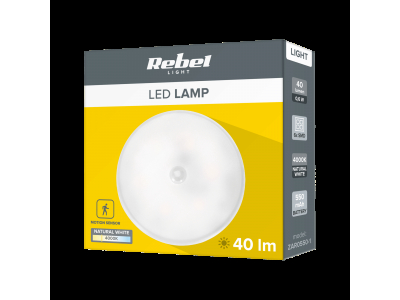  LED nakts lampa ar magnētu | Kustības sensors | Akumulators 550mAh | 68x15 mm | USB-C