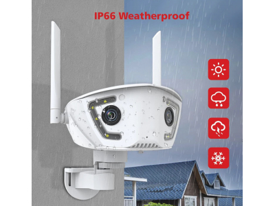 ElectroBase ® Dual Lens Panoramic Wi-Fi outdoor Camera | 2MP | CamHi