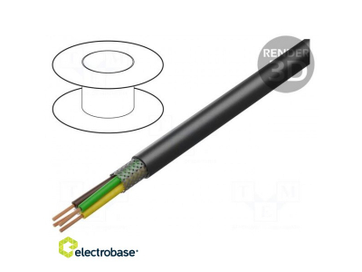  Wire | LiY-CY | 2x0.14mm2 | shielded,tinned copper braid | PVC | black