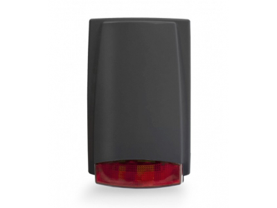  12V sirēna Pelēka | Ārtelpu sirēna ar lampu 115dB