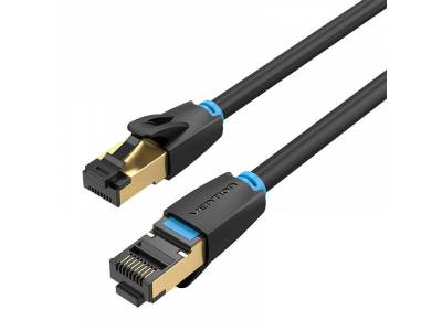  Vention Flat Cat.8 PatchCable 1M Black