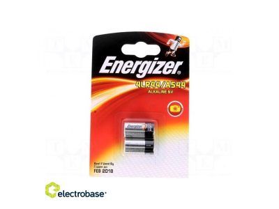  Battery: alkaline; 6V; 4LR44; Batt.no: 2; ¨13x25mm