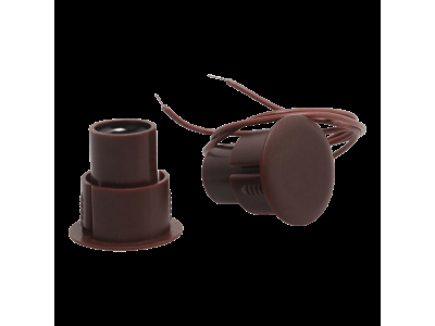  ZDD-416MB Wired Door Sensor-Recessed Mount (brown colour)