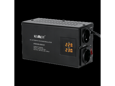 REBEL ™ SER-2000 automātiskais sprieguma stabilizators | 2000VA | 8% precizitāte