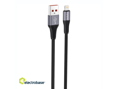  Foneng X112 USB-A to Lightning cable 2.4A, 1m (black)