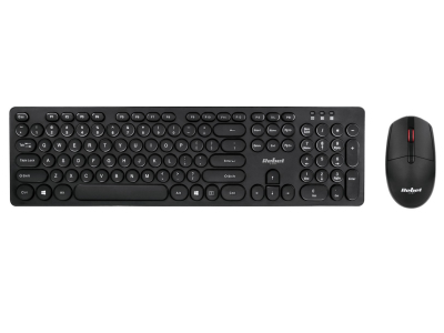 REBEL ™ Pilna izmēra bezvadu tastatūras un bezvadu peles komplekts
