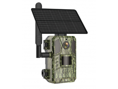 PNI ® Mednieku kamera ar Saules paneli : Litija akumulatori : 16MP : 4G GSM : PIR ar AI : Android, iOS