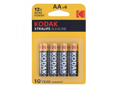 KODAK ® Kodak Xtralife Alkaline Battery AA (1,5V) B4 | Price for 4 pcs