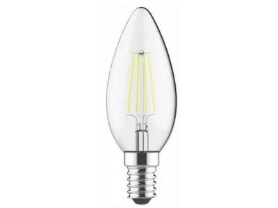  LED C35 Filament  4W  E14 3000K 400lm  220-240V LEDURO Spuldze