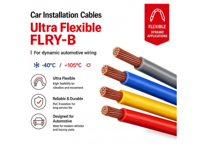 bqcable.com Wire; FLRY-B; stranded; Cu; 0.5mm2; PVC; white; 60V; 500m; Class: 5