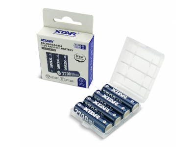 XTAR ® Akumulators AA R6 2700mAh 1.5V XTAR Li-ion box iepakojumā 4gb. CLR4300