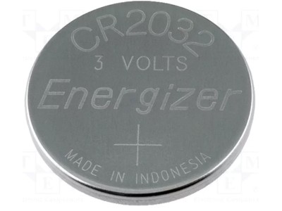 Energizer ® Battery: lithium | 3V | CR2032,coin | Ø20x3.2mm | 235mAh