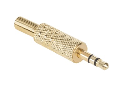  Audio Jack 3.5mm stereo | Gold Metal