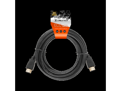 CABLETECH HDMI–HDMI kabelis | garums 10m | ver. 2.0 | 4K | Cabletech Eco Line