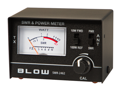 BLOW SWR reflektometrs, SWR un jaudas mērītājs, CB radio antenas saskaņošana, stāvviļņa koeficients