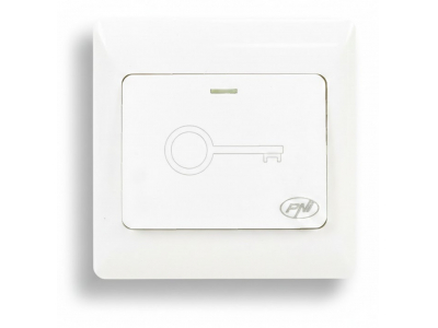 PNI ® Iebūvējams piekļuves slēdzis  PB101, NO/COM izejas kontakts, maks. 36V 3A, balts