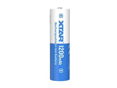 XTAR ® XTAR AA/R6 size 14500 akumulatori 3.7V XTAR litija 1200 mAh iepakojumā 1 gb.