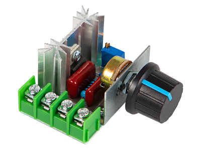BLOW Ātruma regulators vienfāzes motoriem, jauda (līdz 2000 W) un spriegums (līdz 230 V maiņstrāva)