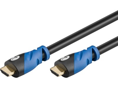 Goobay HDMI-HDMI cable 3m | Max. resolution 4K/60Hz (3840x2160) UHD | Goobay