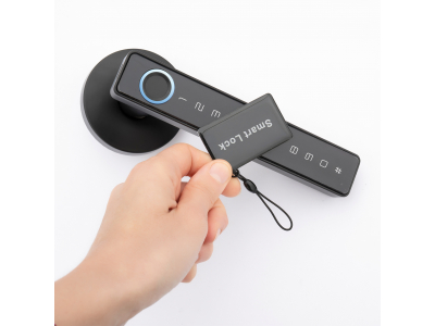 PNI ® Viedā durvju slēdzene ar pirkstu nospiedumu, kodu, čipu un Tuya lietotni, WI-FI, Bluetooth | PNI®