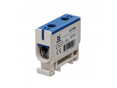 NORDEL™ NLT150 Universālā spaile 1x2,5–50 mm², zila, alumīnija/vara (Al/Cu) vadītājiem