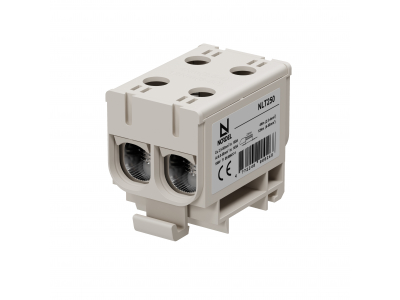 NORDEL™ NLT250 Universālā spaile 2x2,5–50 mm², pelēka, alumīnija/vara (Al/Cu) vadītājiem