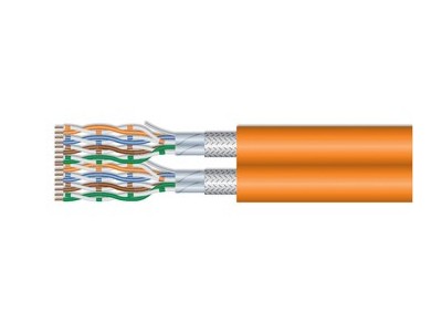 Equip Cat.7 S/FTP Duplex Installation Cable, LSZH, Solid Copper, 1000m