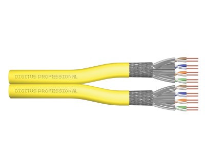 Digitus CAT 7A S/FTP, data cable - installation cable, 500 m, duplex, Cca, GHMT PVP certified