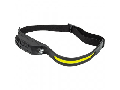 Flashlight COB +XPE Sensor Rechargeable Headlamp, 350lm, IPX4, USB-C