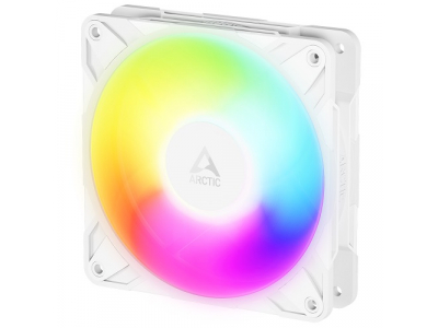 ARCTIC P12 PRO Reverse PWM PST A-RGB High-Performance PWM Fan, 4-pin, 120 mm (White)