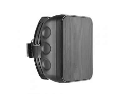Wall Speaker, 60W, 6.5", Two-Way, Black, Weather-Resistant
