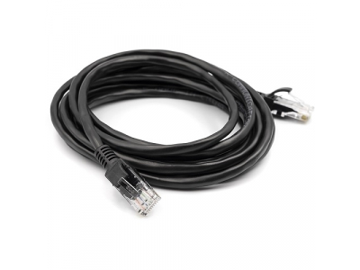 Cable Cat5E UTP, 3m, black
