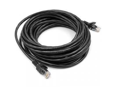 Cable Cat5E UTP, 7.5m, black