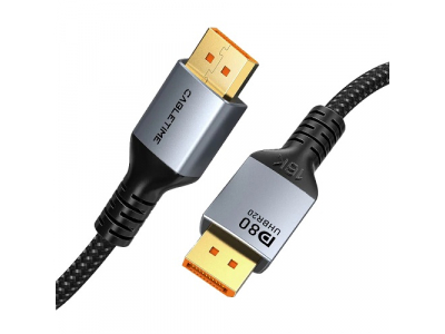 Premium cable DisPlay Port - DisPlay Port, 16K, 2m, 2.1 ver.