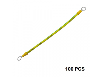 Grounding Cable, Cooper, 4 mm2, 20cm, 100pcs