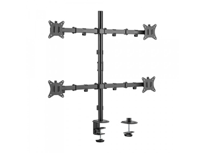 Quad-Monitor 17"-32" Desk Mount