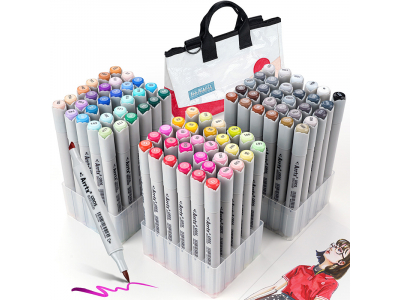Double-sided Marker Pens ARRTX Oros, 90 Colours