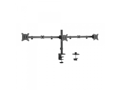 Triple-Monitor 17"-27" Desk Mount
