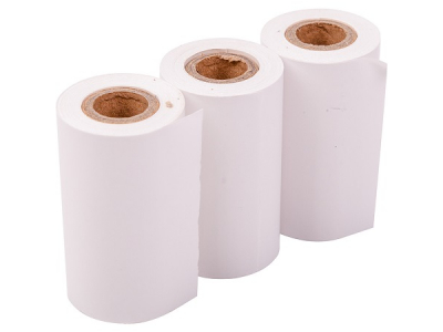 Thermal Paper for Thermal Label Printer, D30mm x 52mm, 3 rolls