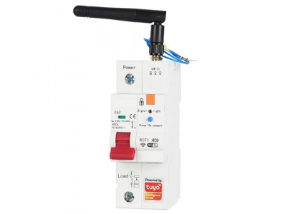 TUYA Smart Circuit Breaker, 1P, Wi-Fi, RS485, 63A