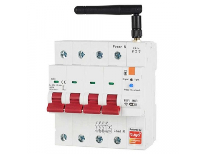 TUYA Smart Circuit Breaker, 3P+N, Wi-Fi, RS485, 63A