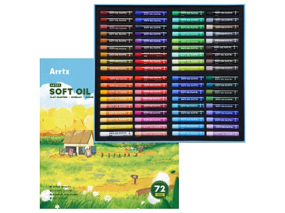 Oil Pastels Set ARRTX, 72 Colors