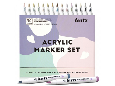 Acrylic Marker Pens ARRTX 30F, 30 Grey Colours