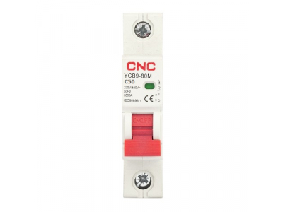 Miniature Circuit Breaker, 1P, 50A, Class C, 6kA