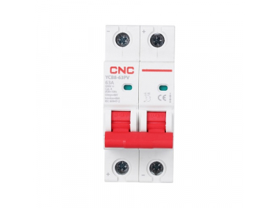 DC Miniature Circuit Breaker, 2P, 63A, Cat.A, 500VDC, 6kA