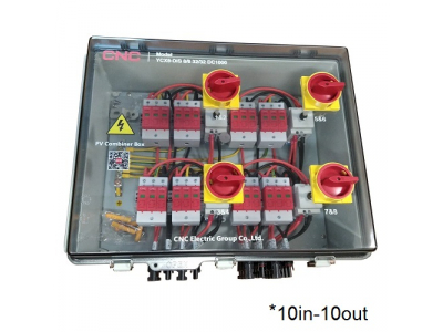 PV Combiner Box, DC 10in-10out, IP66