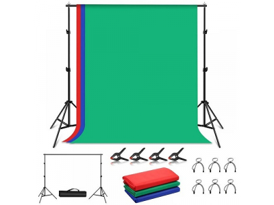 Photo Studio Background Support 2x2m, Backdrops RGB