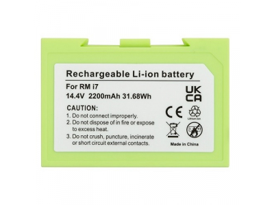 Battery for IROBOT Roomba i7, 14.4V, 2.2Ah, Li-ion