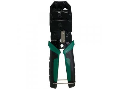 Crimping Tool with Stripper and Cutter for CAT5, CAT6, CAT7, CAT8